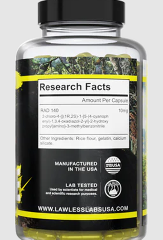 Lawless Labs Testolone Rad140 90 Kapsül - Galeri