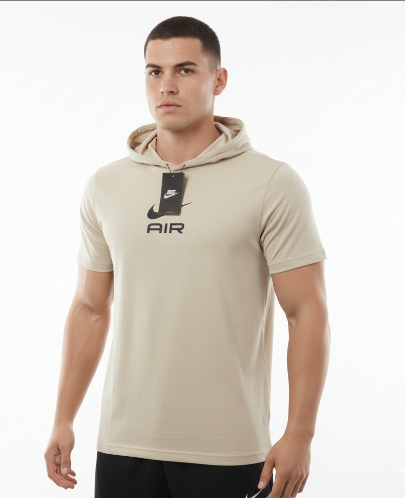 NIKE Air Baskılı Kapişonlu Beyaz Tişört