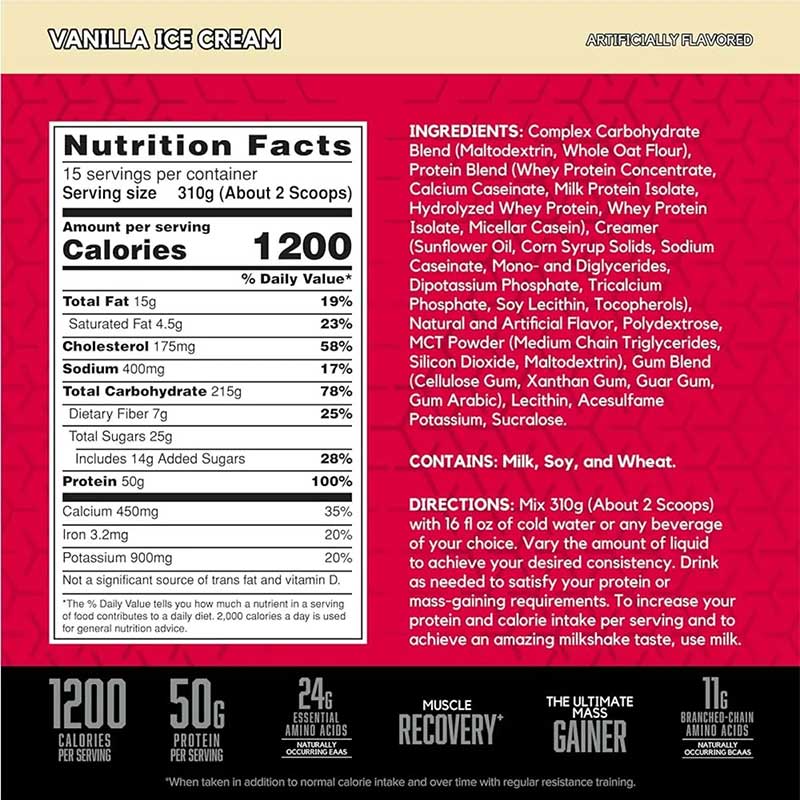 BSN True Mass 1200 Gainer 4800 Gr - Galeri