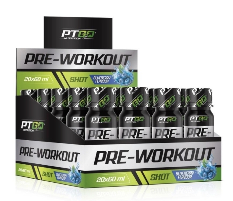 Pt Go Pre Workout Shot Yaban Mersini 20X60Ml