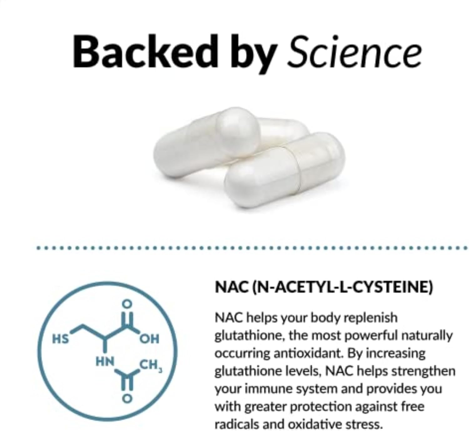 FORCE FACTOR NAC 600 mg N-Acetyl Cysteine for Liver Health Immune Support & Antioxidant 200 Caps - Galeri