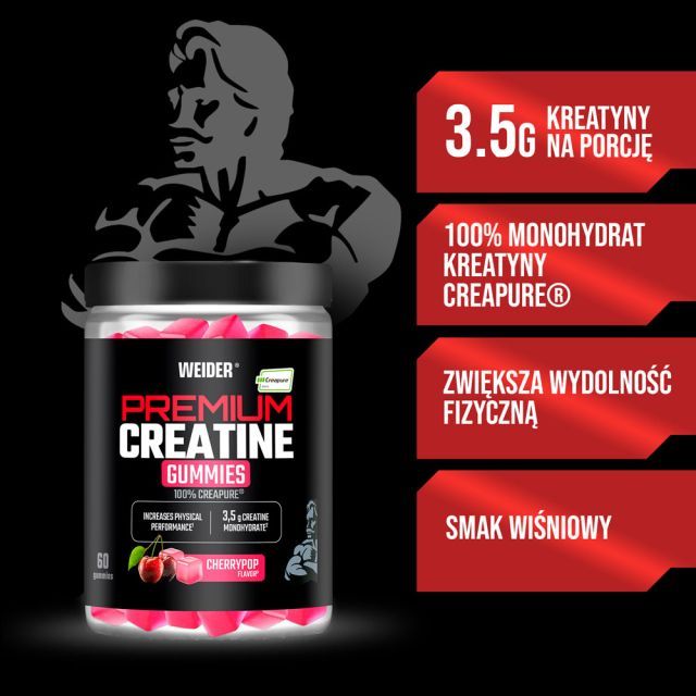 Weider %100 Creapure Creatine  60 Gummies - Galeri