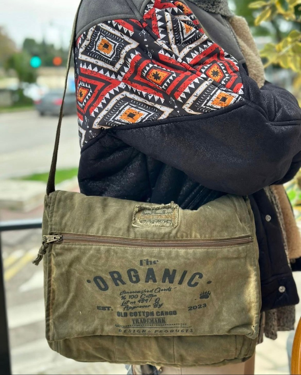 Askeri Haki Renk Ayarlanabilir Askılı Ve Fermuarlı Omuz Çantası