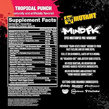 Mutant Mind FK - Epic Nootropic PreWorkout 20/40 SERVİS - Galeri