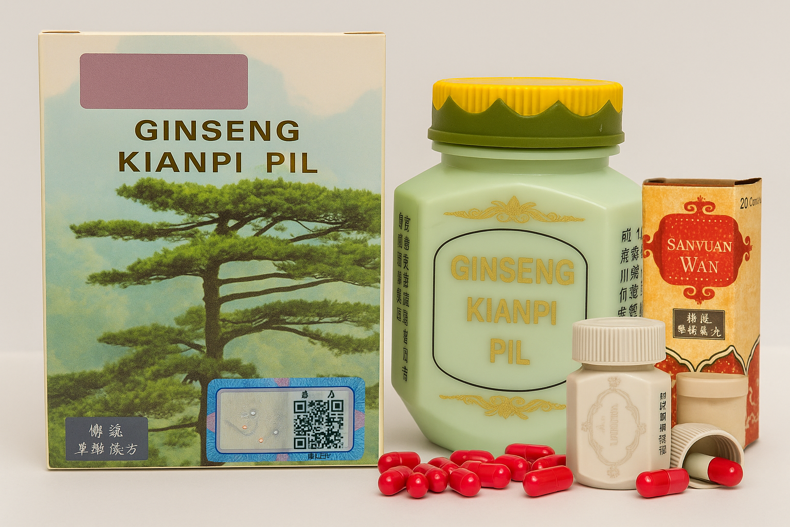SamYunwan & Wisdom Ginseng Kianpi Set QR CHECK KODLU