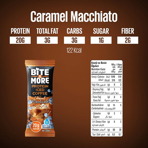 Caramel Macchiato Protein Soğuk Kahve (33g x 10 Adet) - Galeri