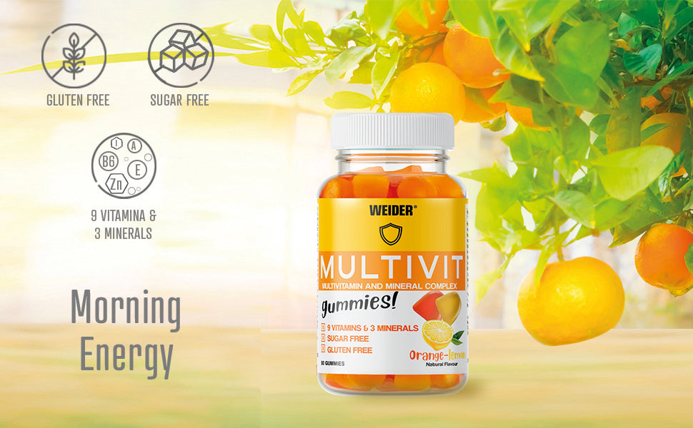 Weider Multivit Gummies multivitamin 80 gummy - Galeri
