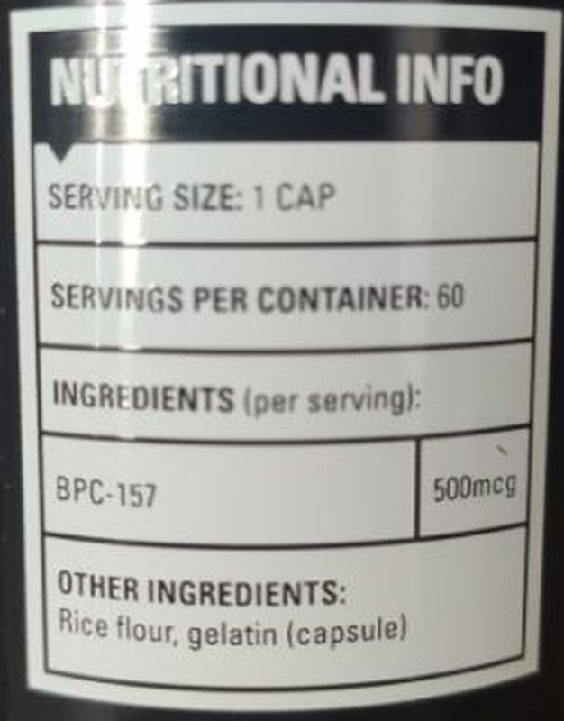 Brawn Nutrition BPC157 (60 Capsules) - 500mcg - Galeri