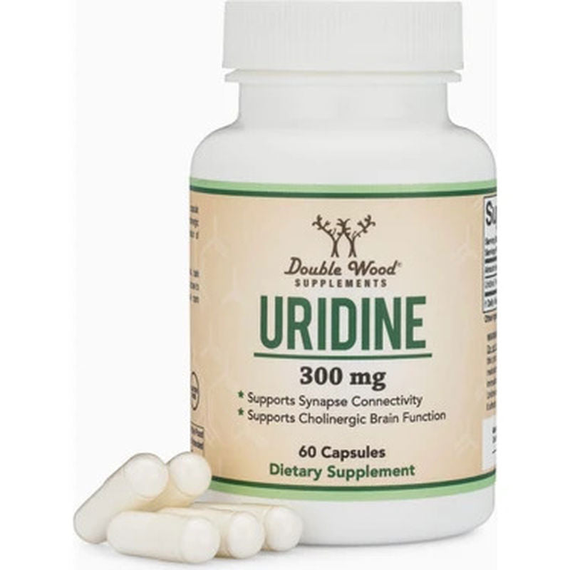 Double Wood Uridine Monophosphate BRAIN HEALTH CHOLİNE Nootropic 300 mg 60 Caps
