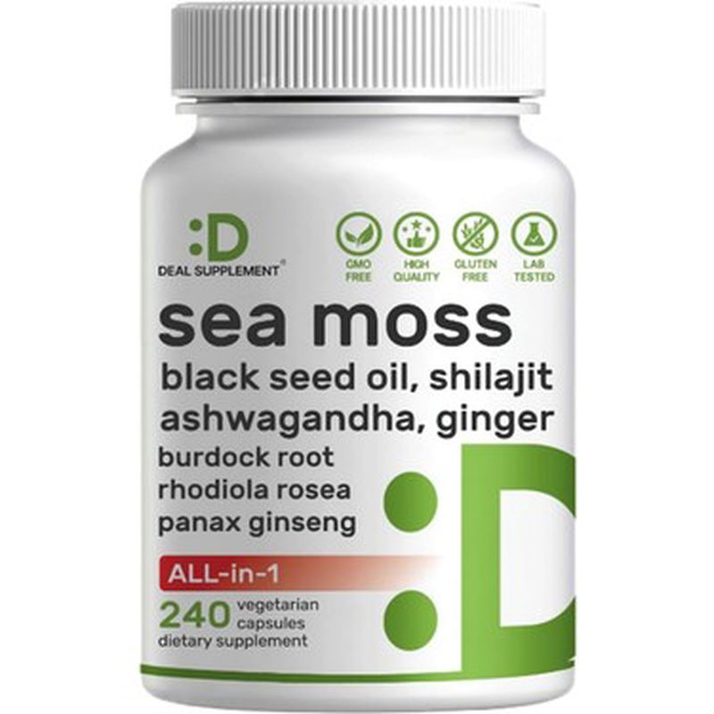 Deal Supplement Irish Sea Moss 240 Veggie Caps