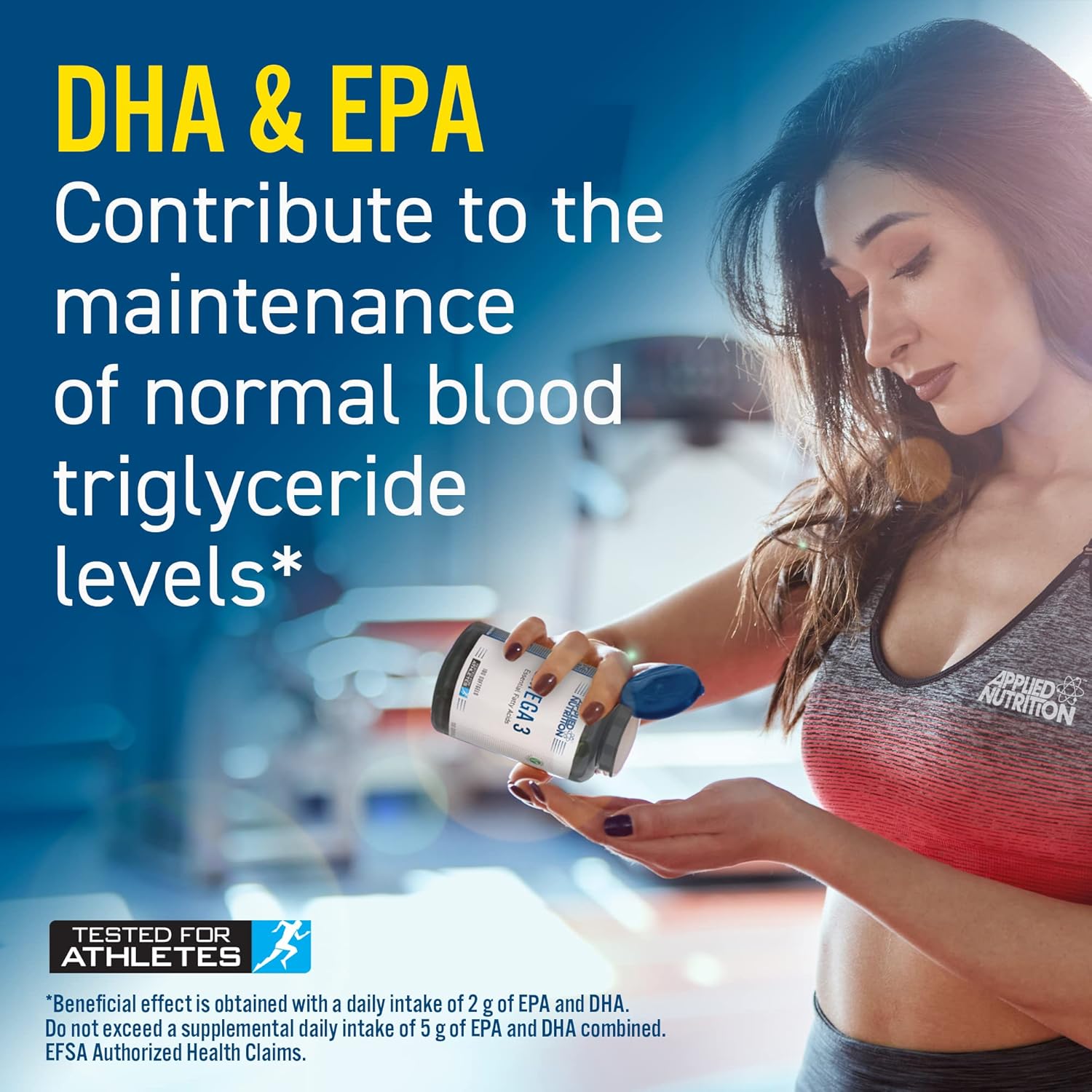Applied Nutrition Omega 3(Balık yağı) DHA+EPA 100 Softgels - Galeri