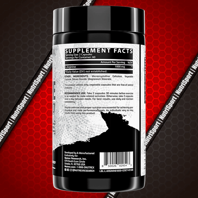 Nutrex Research Black Series L Arginine Arjinin 1000 120 Capsul - Galeri