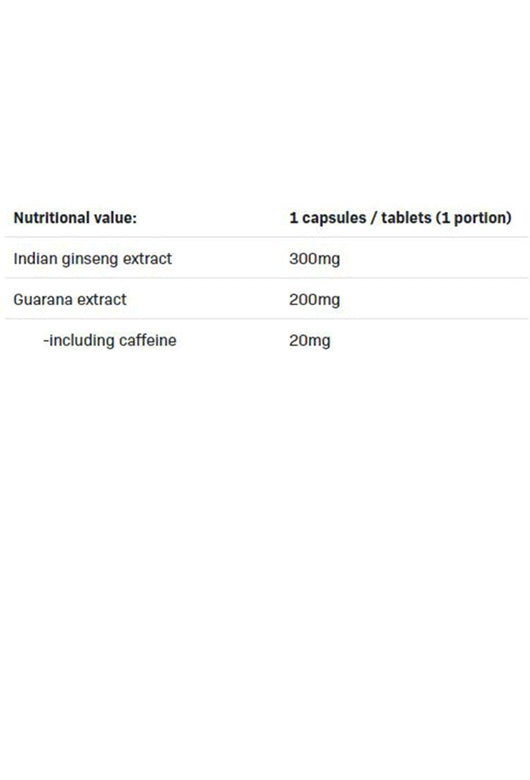 Allnutrition Ashwagandha + Guarana / 30 Caps - Galeri