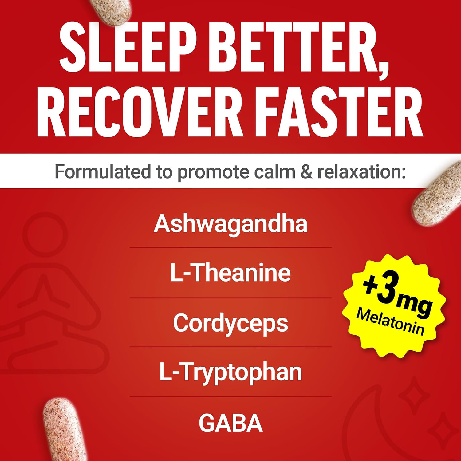 Force Factor Test X180 PM Testo Booster for Men Sleep and Recovery - 120 Caps - Galeri