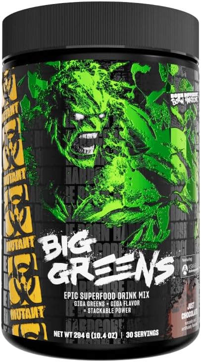 Mutant Big Greens Sea Greens Reds Antioxidants phytonutrients 1000mg spirulina  Probiotic 294 gr