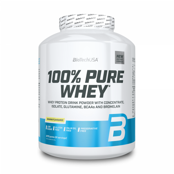 BioTechUSA Pure Whey Protein 2270 Gr - Muz