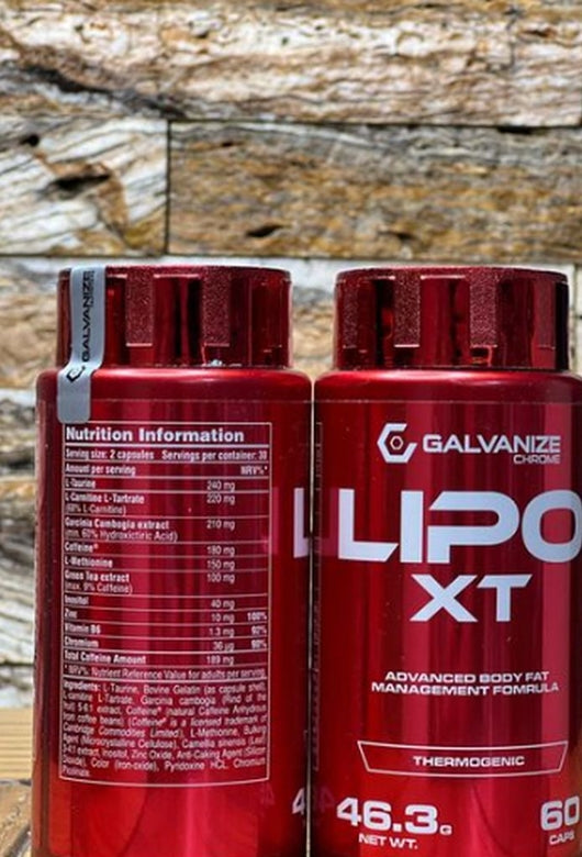 Galvanize Nutrition Lipo XT Fat Burner 60 Caps - Galeri
