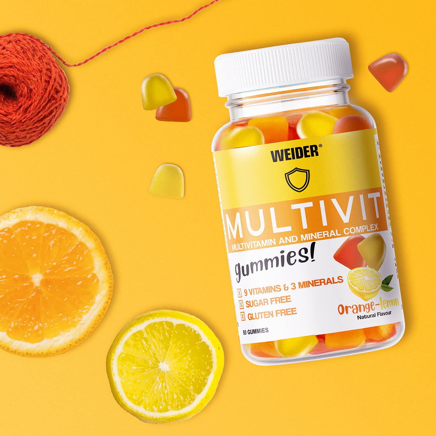 Weider Multivit Gummies multivitamin 80 gummy - Galeri
