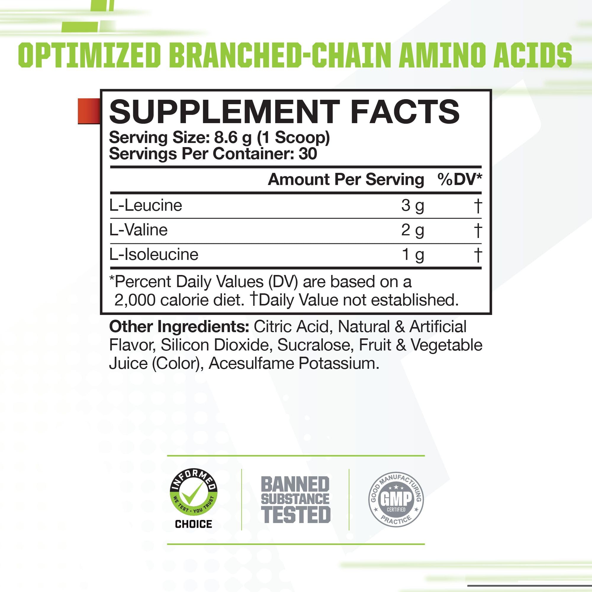 MusclePharm MP Essentials Bcaa 30 Servis - Galeri