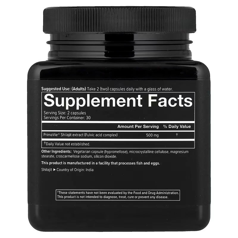 Youtheory Men's Health Shilajit 60 Veg Caps - Galeri