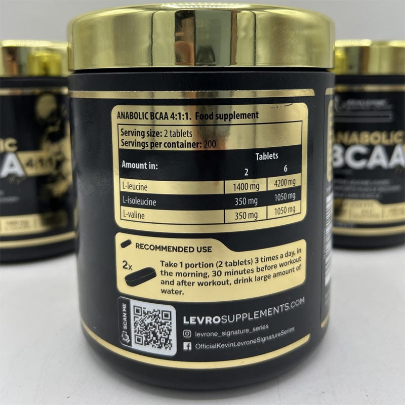 Kevin Levrone Anabolic BCAA 4:1:1 , 200 tablets - 50 Servis - Galeri