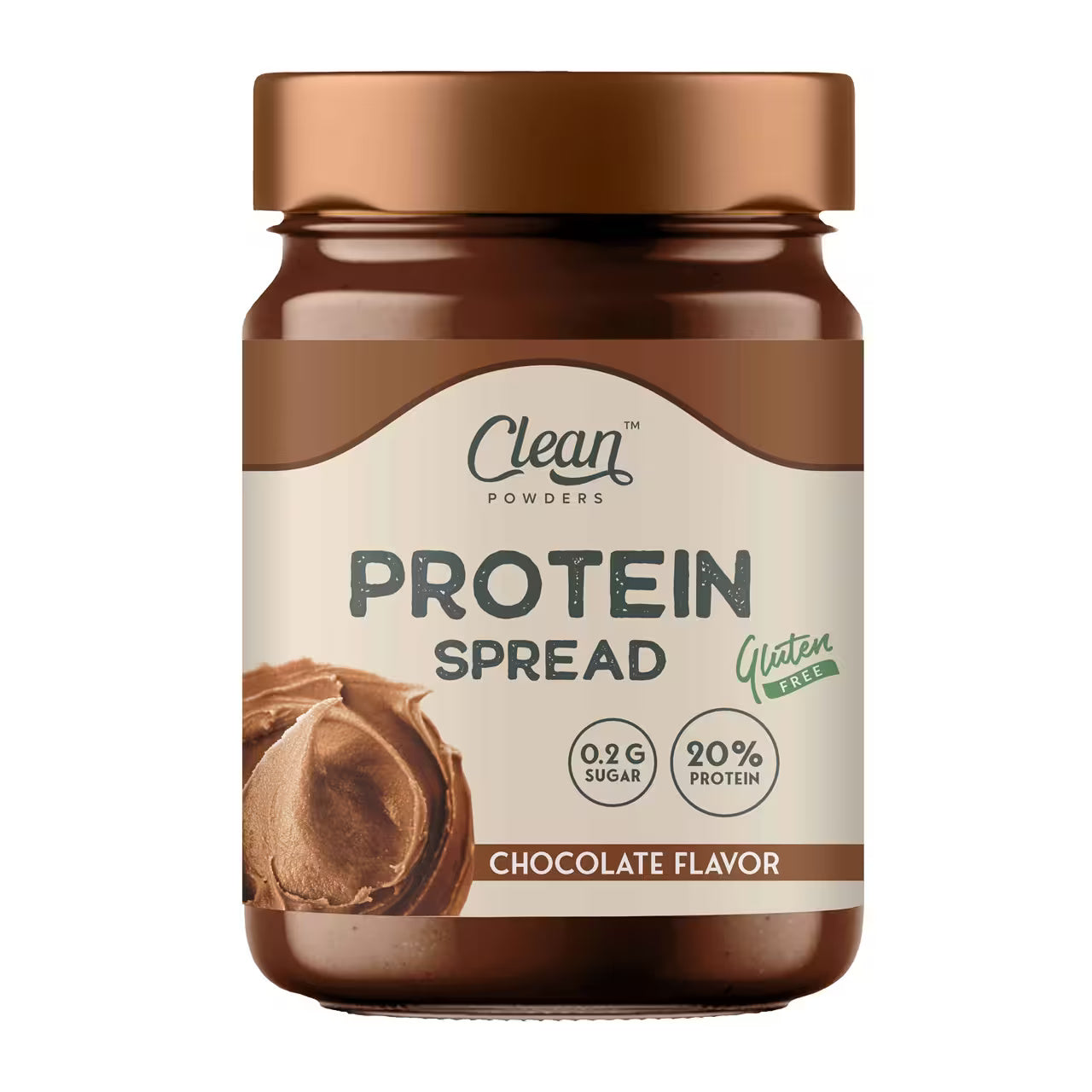 Clean Powders Protein Spread Fındık ezmesi 350 Gr Çikolata
