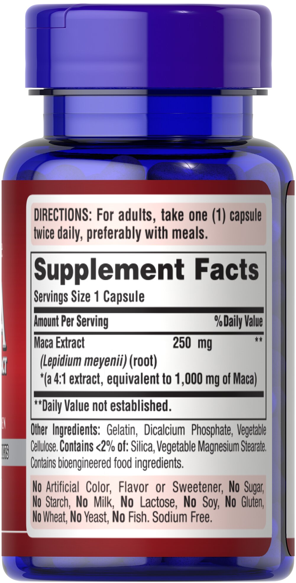 Puritan's Pride Maca 1000 mg Exotic Herb for Men 60 Caps - Galeri