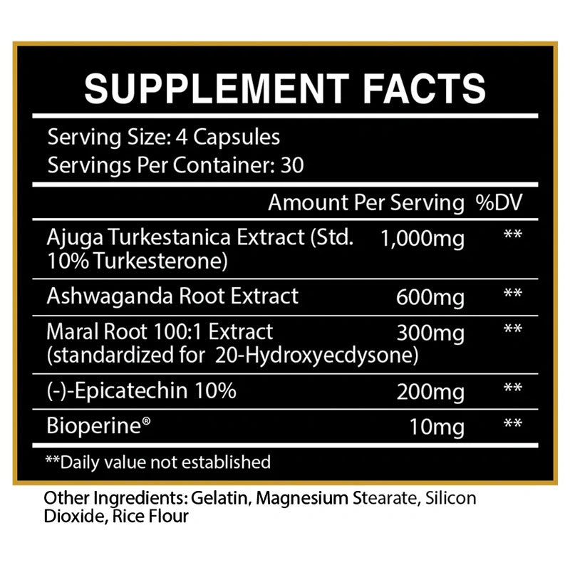 Centurion Labz Turkovar (Turkesteron + Ashwagandha + Ecdysterone) 120 Kapsül - Galeri