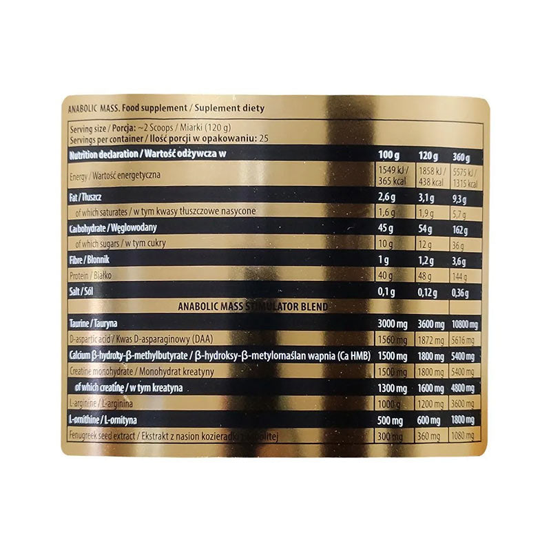 Kevin Levrone Anabolic Mass Gainer 3 Kg - Galeri