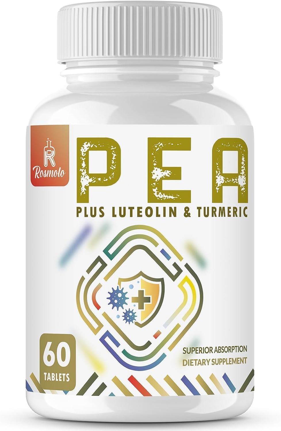 Rosmolo 1500 MG Palmitoylethanolamide with Luteolin 98% & Turmeric 60 Tablet