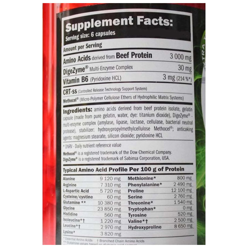 Amıx Beef Extra Amino 198 Kapsül - Galeri