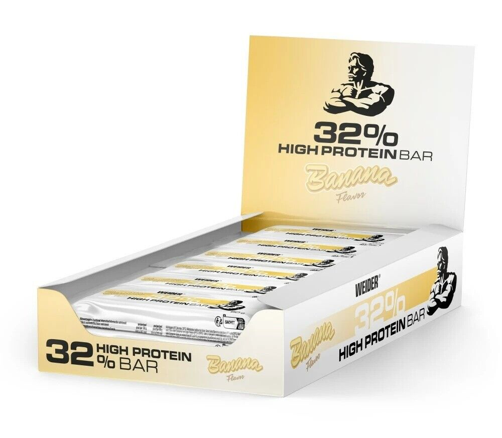 Weider 32% Protein-Bar - 12 x 60 gr Paket - Galeri