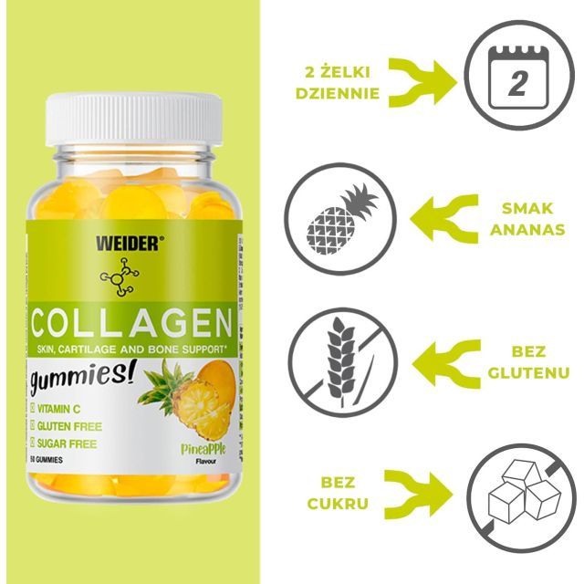 WEIDER Collagen Kolajen 50 Gummies - Galeri