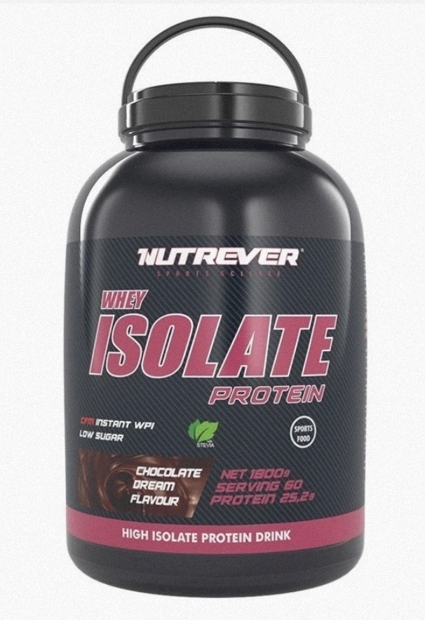 Alman Menşei Nutrever Whey Isolate Protein 1800 Gr