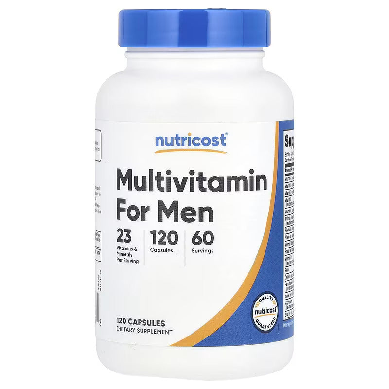 Nutricost Multivitamin For Men Test Booster X Blen (Tribulus+Horny Goat+Fenugreek) 120 Capsules