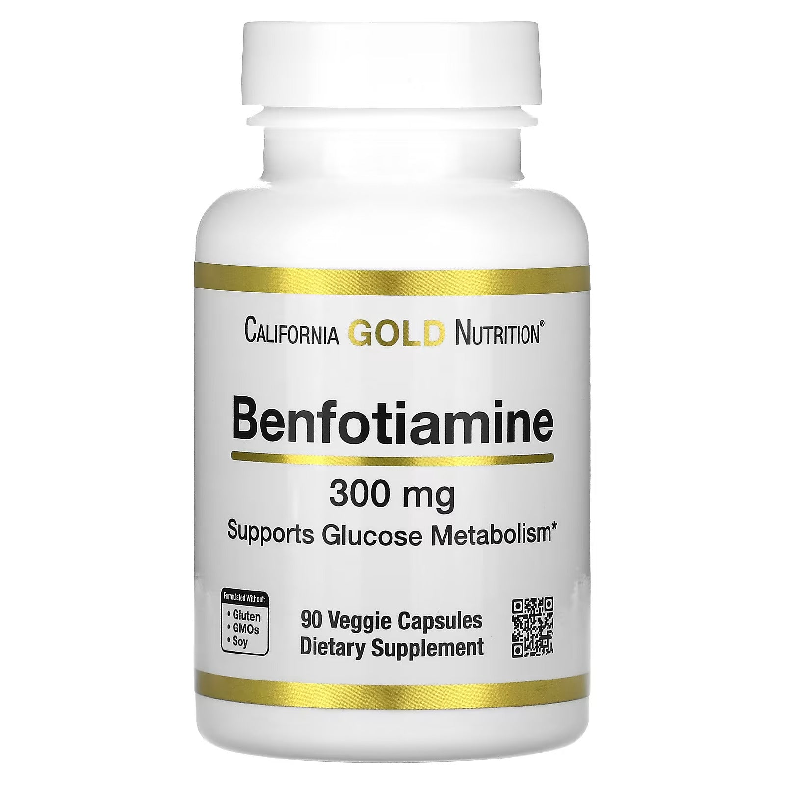 California Gold Nutrition Benfotiamine, 300 mg 90 Kapsül