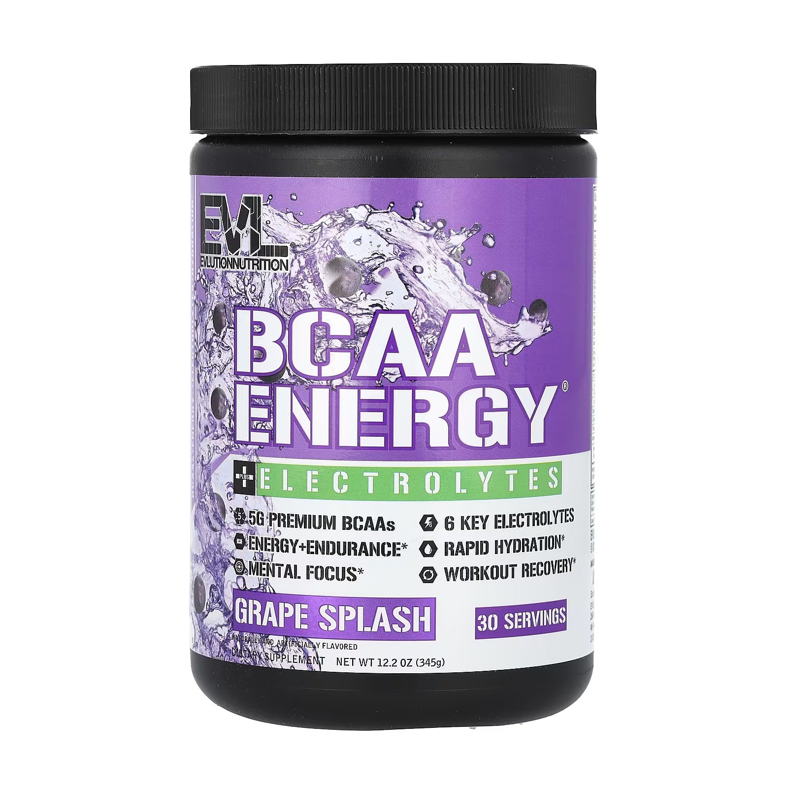 EVLution Nutrition, BCAA Energy Plus Electrolytes (Beta Alanine+Taurine)