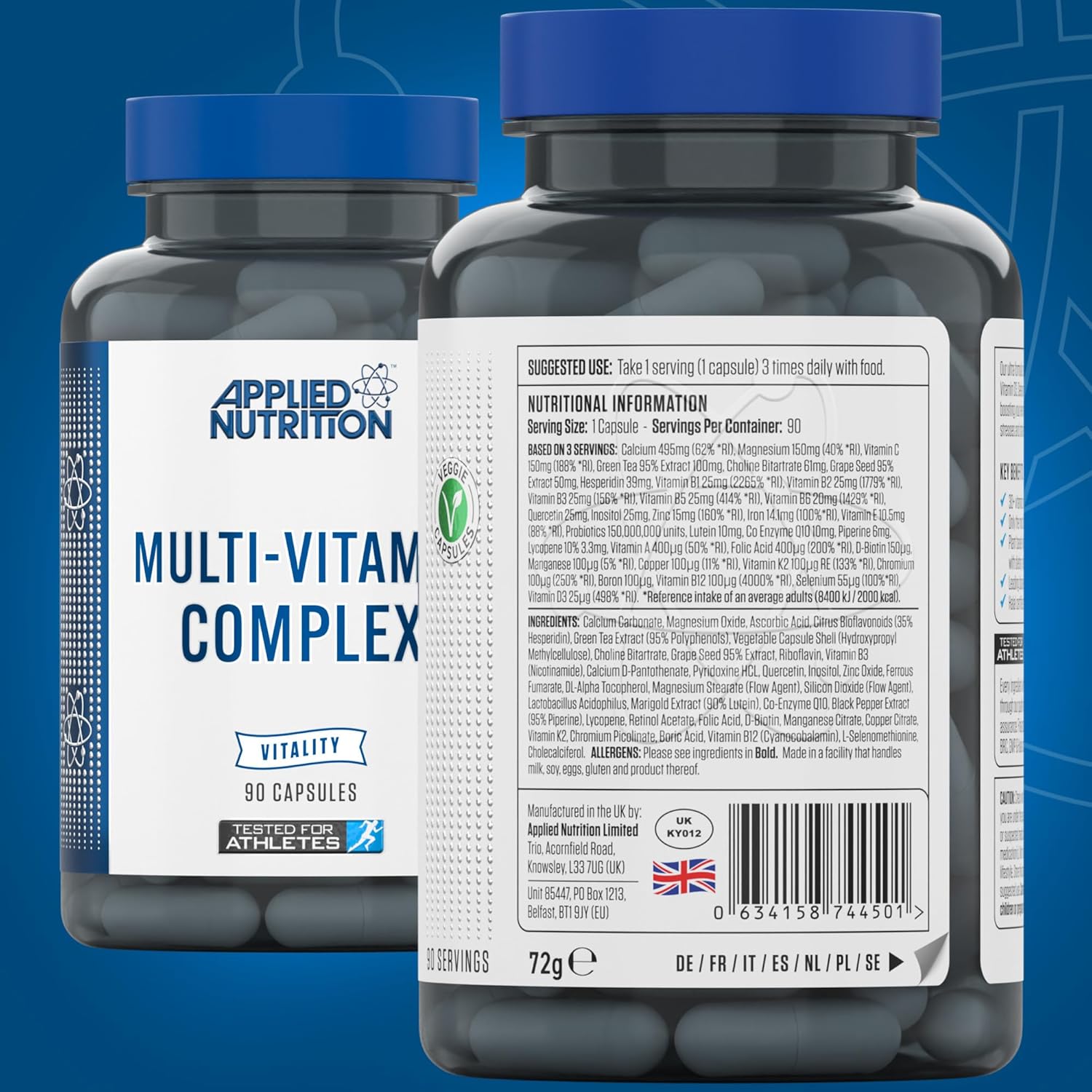 Applied Nutrition Multivitamin COMPLEX 90 Kapsül - Galeri