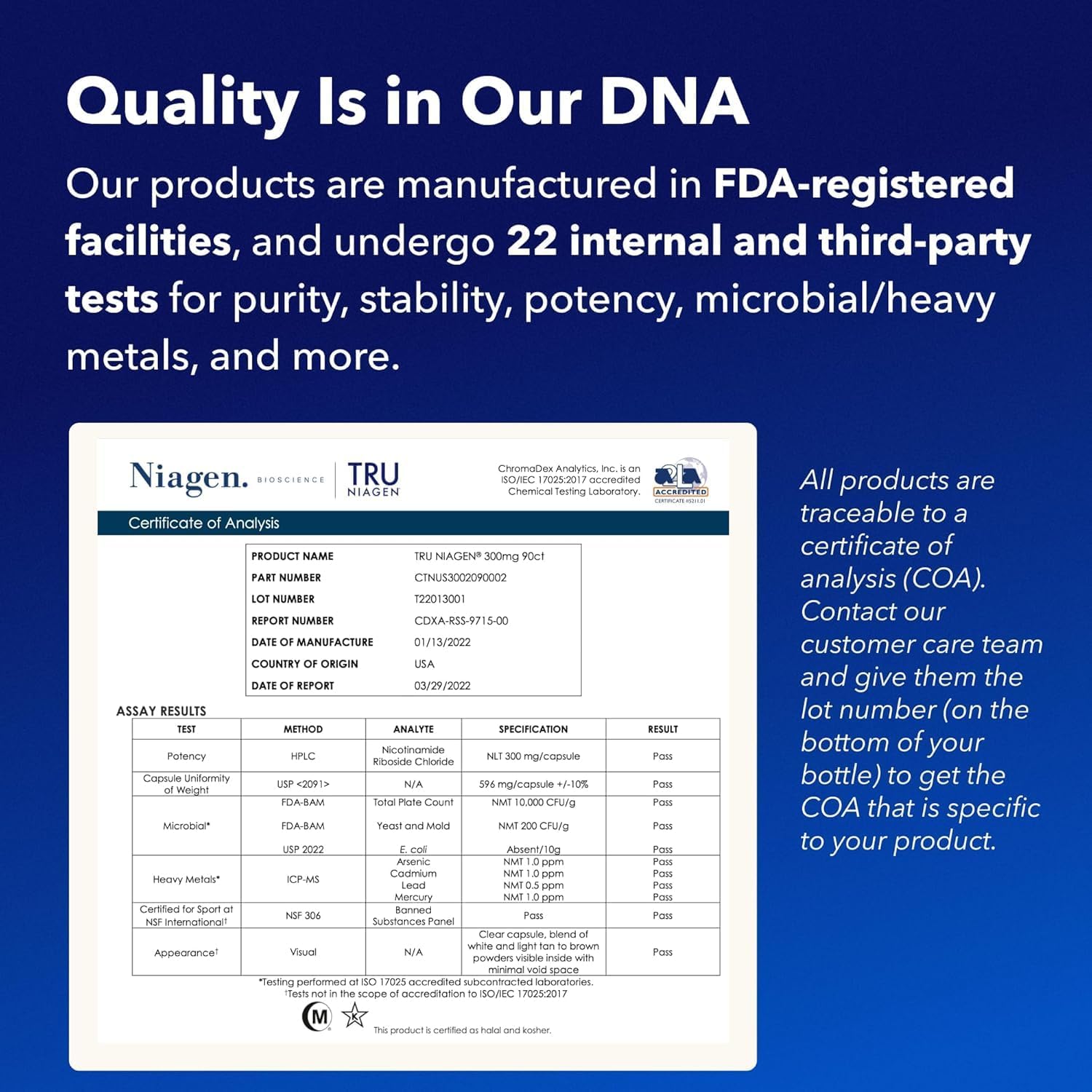 TRU NIAGEN Patented NAD+ Anti Aging and Cell Regeneration 300 mg Energy Brain Muscle Nicotinamide Riboside - Galeri