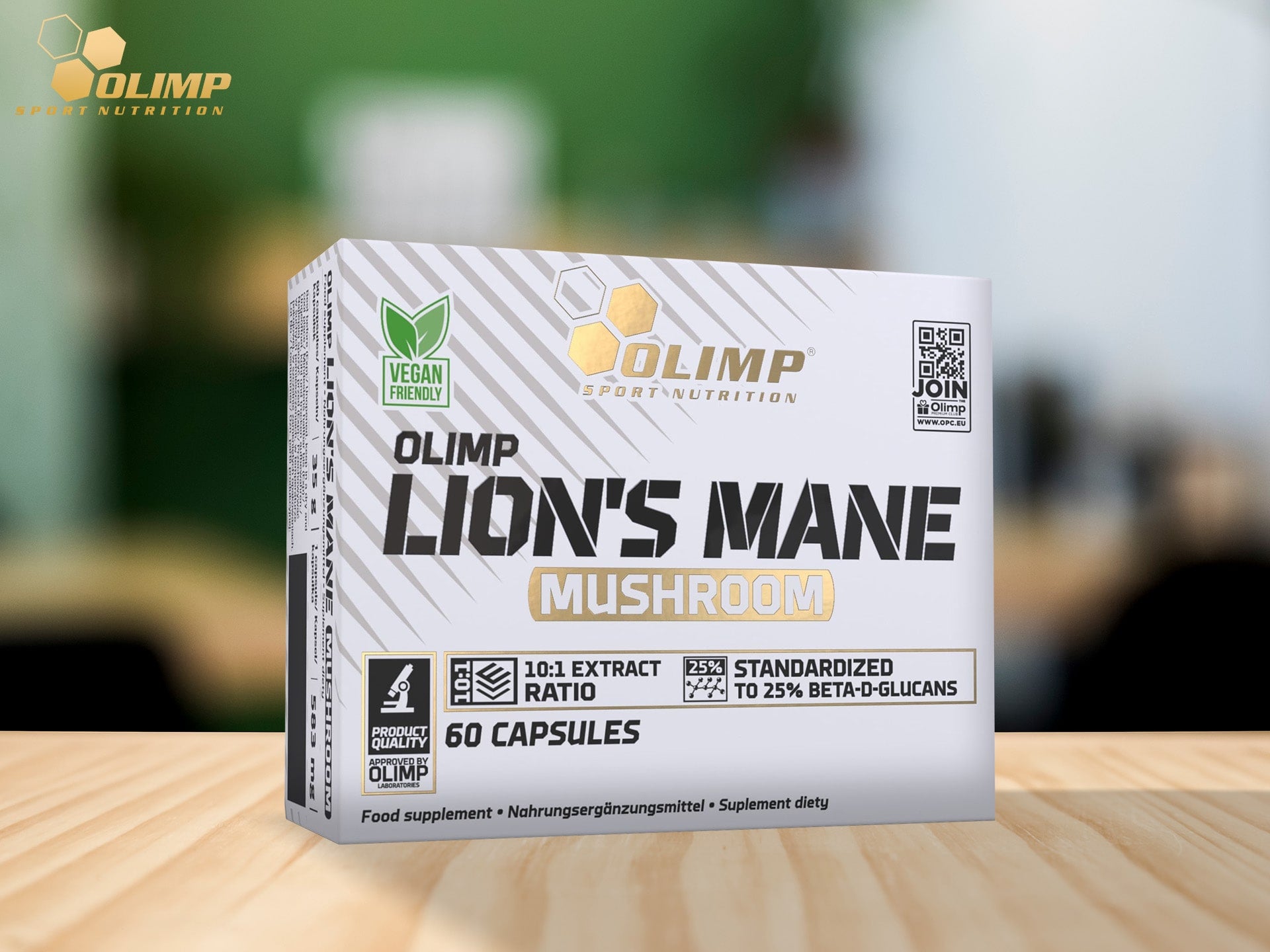 OLIMP Lion's Mane Mushroom Aslan yelesi mantarı 500 mg  60caps - Galeri