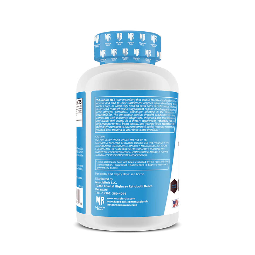 Muscle Rulz Yohimbine HCL 5 Mg 120 Caps - Galeri