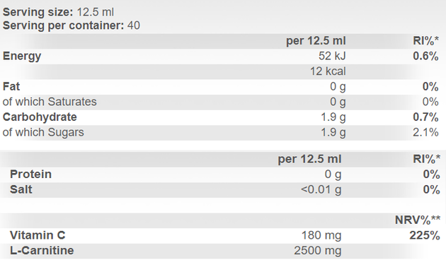 Scitec L CARNITINE(Karnitin) + Vitamin C 100.000mg 500ml - 40 SERVİS - Galeri