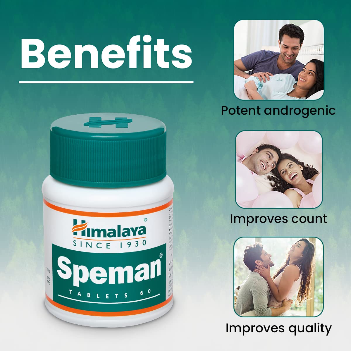 Himalaya Speman Tablet - 60 Tablet - ABD VERSİYON - Galeri