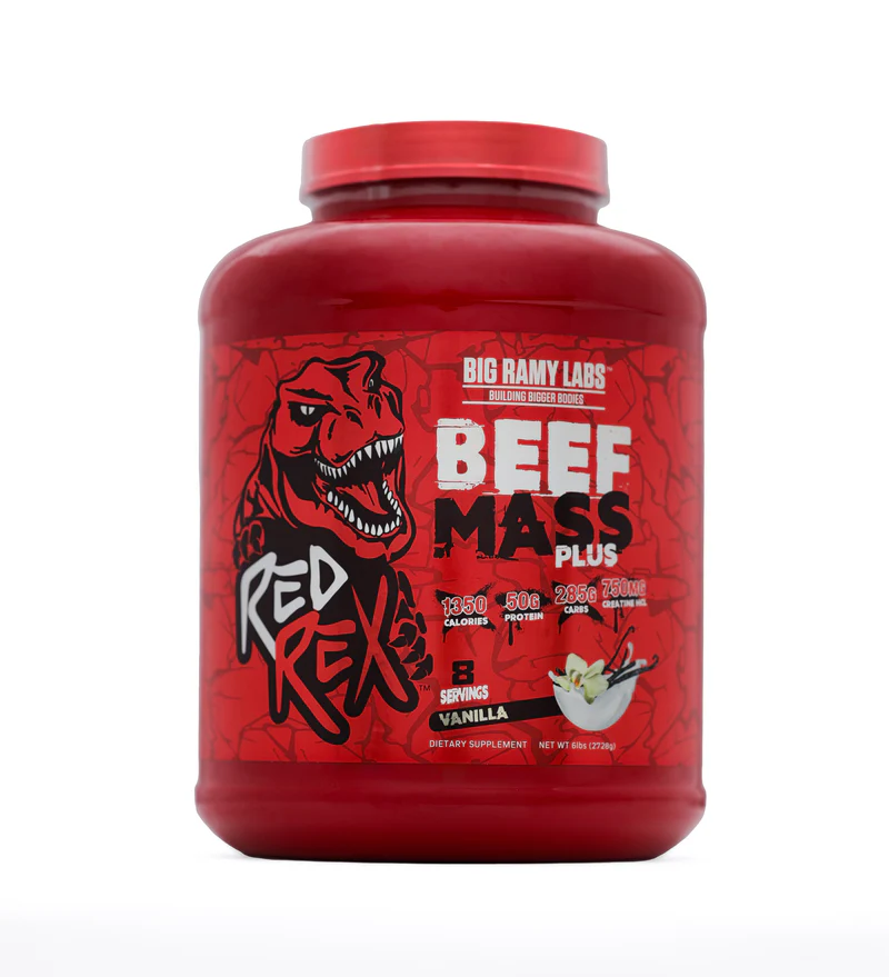 Big Ramy Labs Red Rex Beef Mass Gainer Karbonhidrat tozu 2722 gr - Galeri