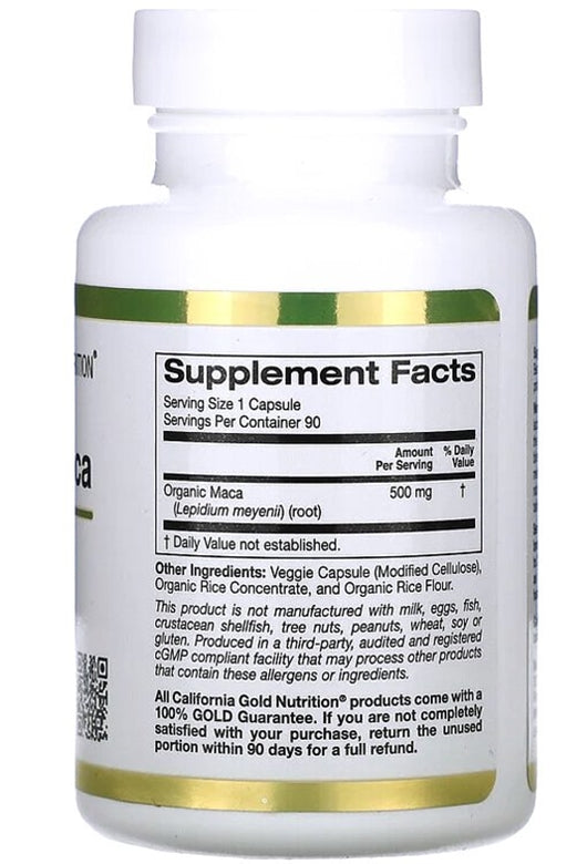 California Gold Nutrition Peruvian Maca 500 mg 90 kapsül - Galeri