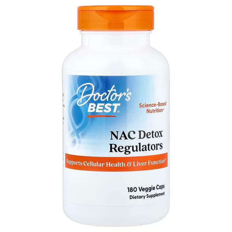 Doctor’s Best Doctor’s Best 600 mg Nac Detox Selenium Molybdenum Regulators 180 C