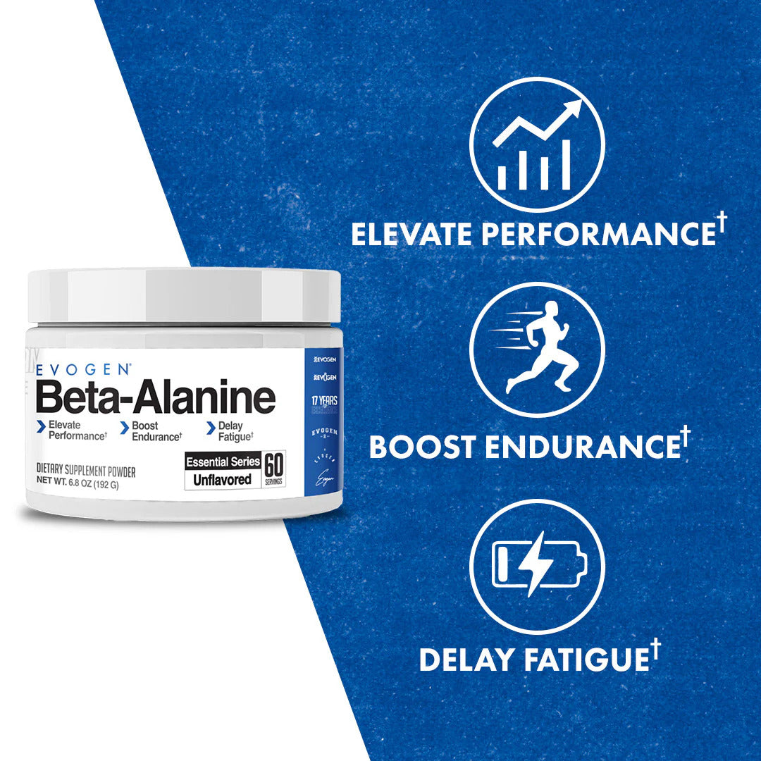 Evogen Beta Alanine Powder Performance Enhancer Boost Endurance, Delay Fatigue 60 Servis - Galeri