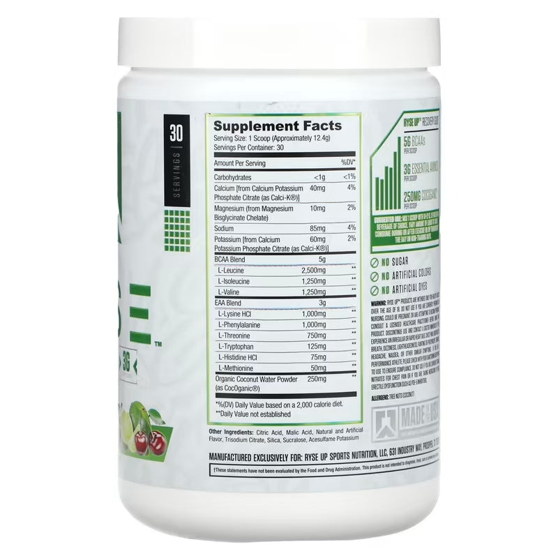 RYSE Nutrition BCAA + EAA Complex Amino 30 Servis - Galeri