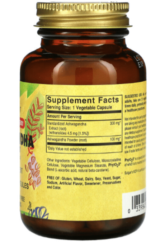 Solgar Ashwagandha Root Extract 60 Kapsül - Galeri