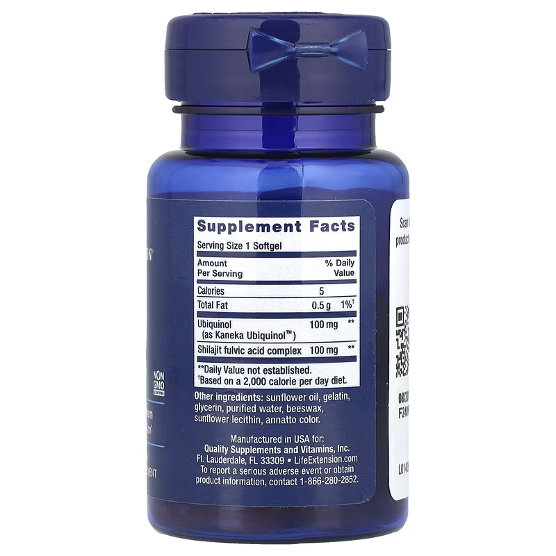 Life Extension Super Kaneka Ubiquinol CoQ10 Enhanced Mitochondrial Support 100 mg, 60 Softgels - Galeri